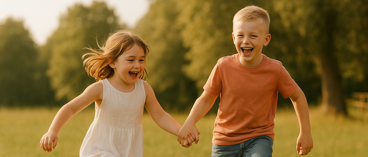 Springen, hüpfen, tanzen, lachen – Für Kinder
